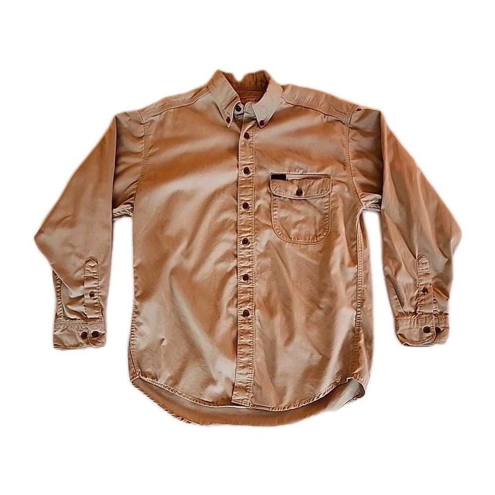 VTG 90s Woolrich Mens Button Up Shirt M Chore Work Utility Rugged Outdoors USA